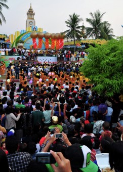 Mandalay Water Festival Opening.