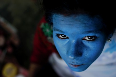 THE BLUE FACE
