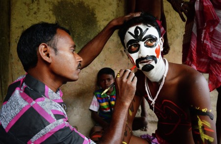 Face Painting for Gajan Festival