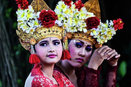 Portrait of Bali Dancers