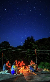 spend the night under the stars
