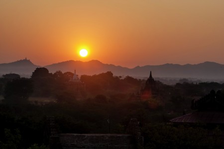 Sunrise in Bagan, Myanmar