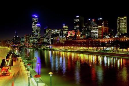 Night at Yarra River