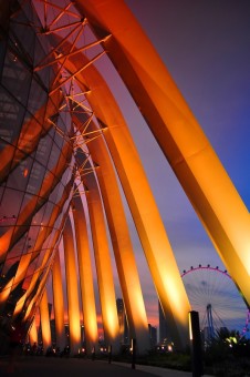 Sunset At Gardens By The Bay