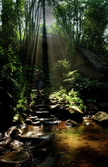 Pagi hari di Baduy Luar
