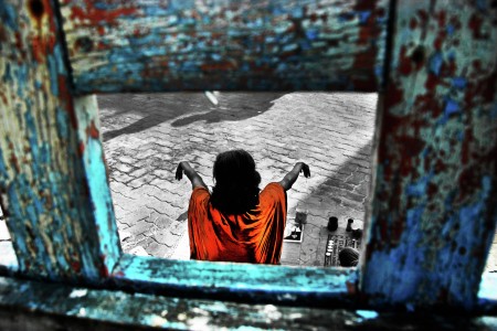 Behind the Frame of a Sadhu