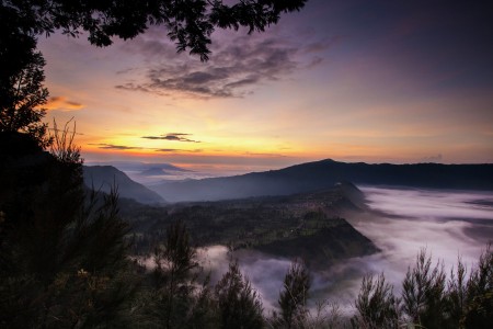 Morning glory at Cemoro Lawang village