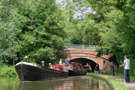 Narrowboat & Butty, Grand Union Canal, Milton Keynes