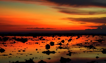 sunset on Gili Trawangan Lombok