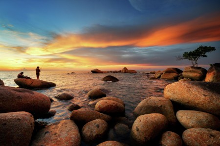 Memancing Senja