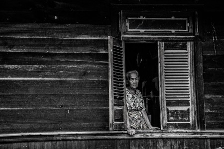 Old Women at The Window