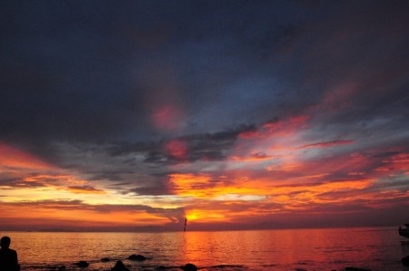 sunset @PElabuhan Canti Lampung