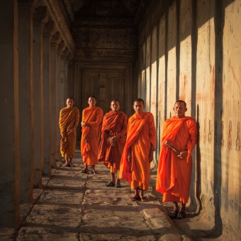 On the way to pray