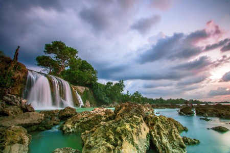 The Rock & Waterfall