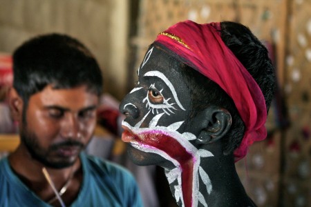 Celebrating Charak Puja