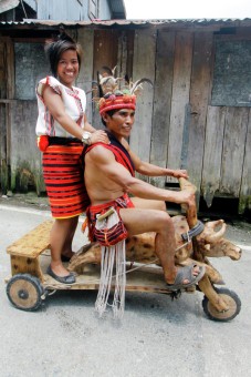 Ifugao Wooden Scooter
