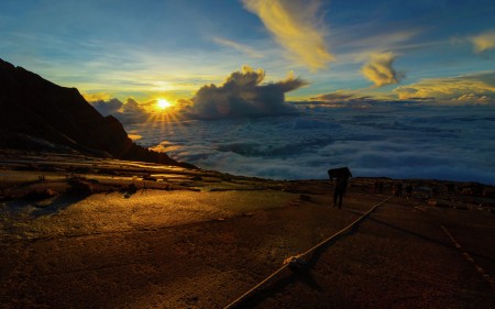 Sunrise at Mount Kinabalu