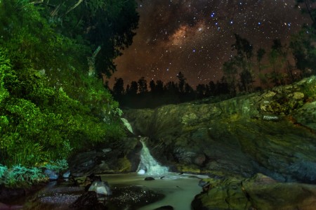 The Milkyway over Kalipait river