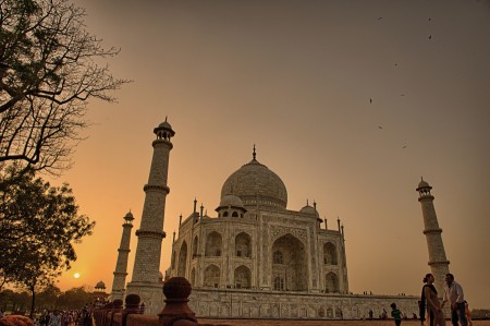 Sunset at Taj Mahal
