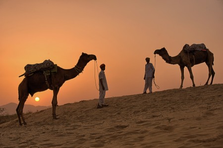 Sunset at Pushkar