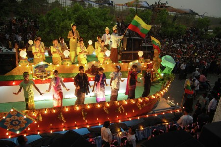 Myanmar Water Festival Opening