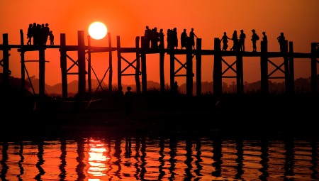 A Sunset at U Pain Bridge