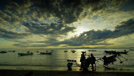 Sunrise is the bed time..