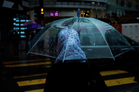 Raining