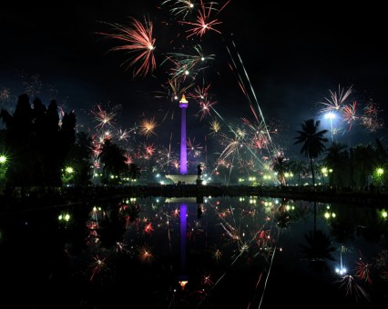 New Year Celebration at Monas
