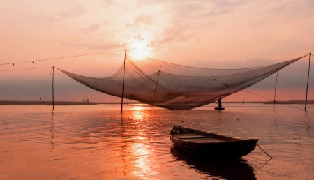 To visit fishing - net