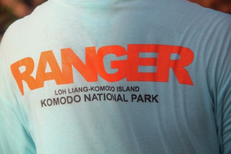 Komodo Ranger, save tourist from komodo dragon