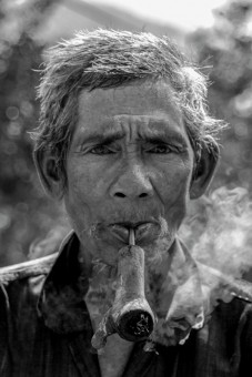 The old man Mnong