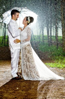 in the rain