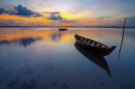 Calm in the morning