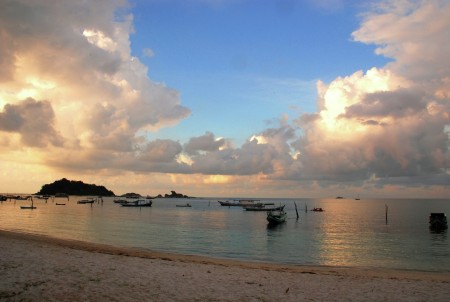 After the rain sunset