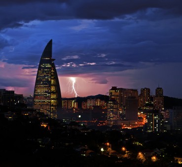 Lightning in Kuala Lumpur