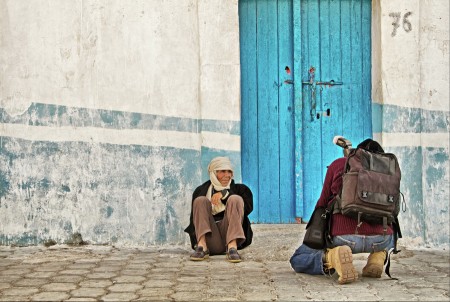 The old man and the the photographer