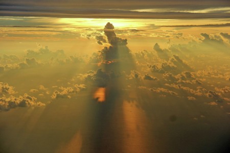 behind the cloud