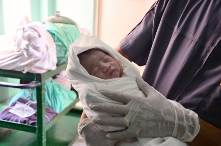 New Born in Myanmar New  Year