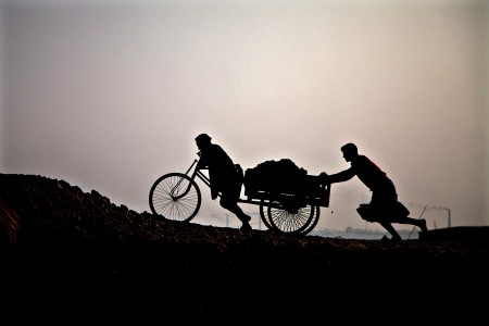 Brick field workers