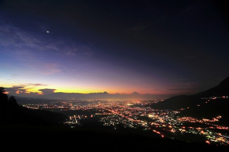 Malang City in Twilight