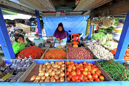 Ibu Penjual Sayur