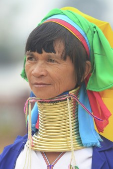 The bell of Padaung,inspite of her age.