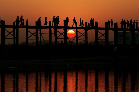Sunset at U Bien Bridge