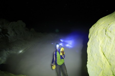 Sulfur Mining at Ijen