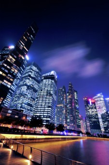 Sunset Purple Marina Bay