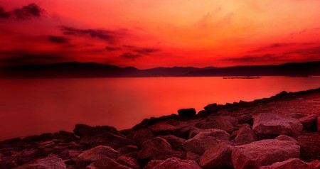 Sunrise di Tomok-Danau Toba