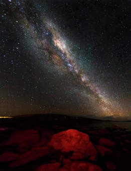 Night star with Milky