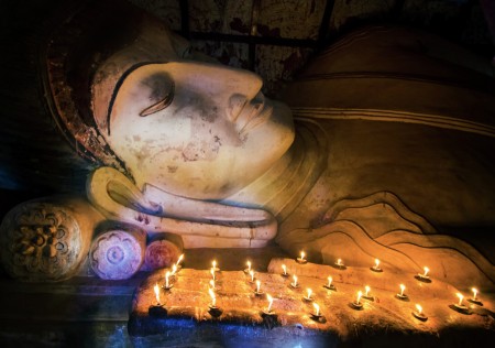 Candle Offering to Buddha