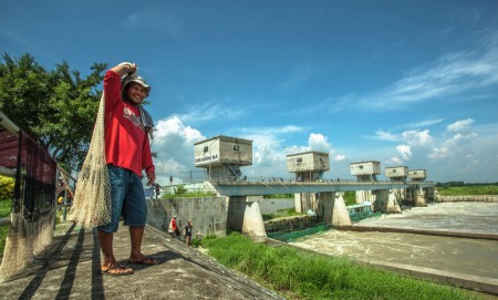 A fisherman's smile
